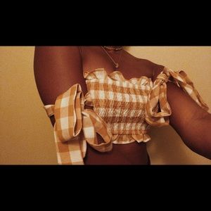 Bow tie tube top